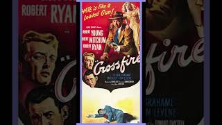 Crossfire 1947 Film Noir [upl. by Enyledam]