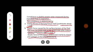 Q Describe inbrief about compliance of lung [upl. by Siram]