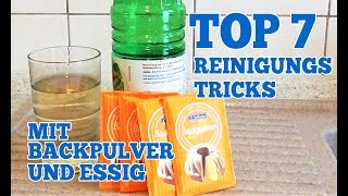 Top 7 Reinigungs Tricks mit Backpulver und Essig für Zuhause [upl. by Janella832]