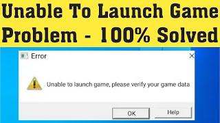 Unable to Launch your game Please verify your game data GTAV Error Fixed Grand Theft Auto V [upl. by Noeht]