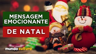 MENSAGEM DE NATAL EMOCIONANTE 2021  PARA ENVIAR AOS AMIGOS E FAMÍLIA 🎄 [upl. by Selyn990]