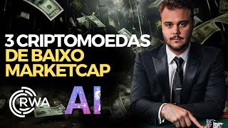 3 CRIPTOMOEDAS Pequenas que PODEM EXPLODIR [upl. by Boorman]