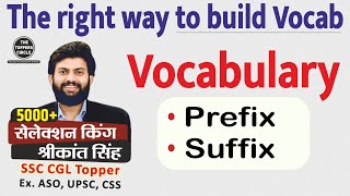 The right way to build Vocab  Vocabulary Prefix amp Suffix Offline Class by Srikant Sir english [upl. by Cranston]