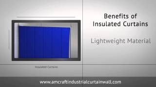 Insulated Industrial Curtains  Vinyl amp PVC Dividers [upl. by Maury]