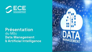 Présentation du MSc Data Management amp Artificial Intelligence [upl. by Dante]