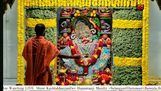 Shree kashtabhanjan dev hanumanji morning aarti darshan salangpur 31 03 2024 [upl. by Attalanta203]