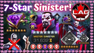 NEW Rank 3 19 Duped 7Star Mister Sinister Acquisition Rank Up Awakening amp Gameplay  MCOC [upl. by Tijnar869]