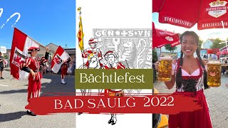 Bächtlefest Bad Saulgau 2022 badsaulgau Bächtlefest [upl. by Durkin]