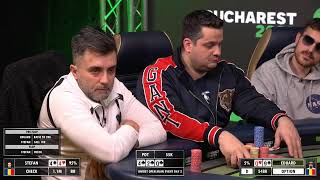 UNIBET OPEN BUCHAREST 2023  Feature Table Main Event Day 2 [upl. by Tsenre651]