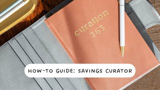 Curation 2024 Planner How To  Savings Curator [upl. by Anirbys]