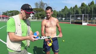 Jamie Dwyer Stick Selection How to chose a hockey stick [upl. by Emaj573]