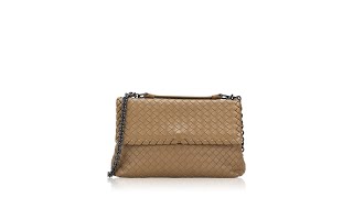 Bottega Veneta Nappa Intrecciato Small Olimpia Bag Brown [upl. by Evslin47]