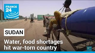 Humanitarian crisis in Sudan Water food shortages hit wartorn country • FRANCE 24 English [upl. by Patience]