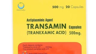 Transamin Capsule 500mg Uses in urdu  How to use Transamin  Tranexamic Acid  Bleeding  By Mr Med [upl. by Dazraf]