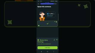 How to keep your Duolinguo streek easly Speaking exercise [upl. by Nathanael681]
