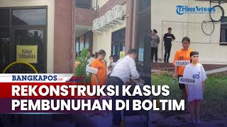 Rekonstruksi Kasus Pembunuhan Bocah 8 Tahun di Boltim Keluarga Teriak Histeris [upl. by Enair785]