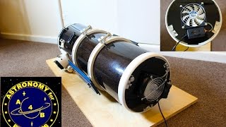 How to make a Newtonian telescope main mirror fan cooler [upl. by Neddie]