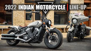 2022 Indian Motorcycle  Lineup [upl. by Garmaise851]