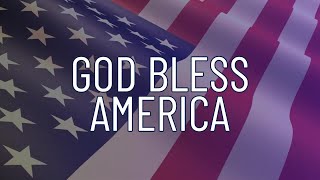 God Bless America  Lyric Video Karaoke Instrumental No Vocals [upl. by Ekenna]