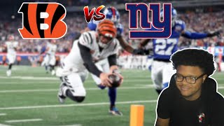 Reacting To Bengals vs Giants  Cincinnati Bengals vs New York Giants Game Highlights  NFL Week 6 [upl. by Alidus853]