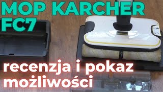 Mop bezprzewodowy akumulatorowy Karcher FC7 recenzja i pokaz działania [upl. by Blase167]