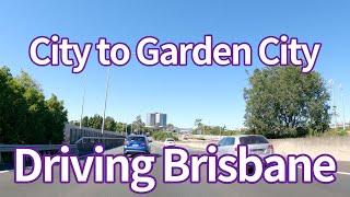 Best Driving Brisbane City  Garden City M3 Motorway Australia [upl. by Roleat305]