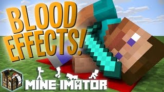 How To Make Blood Effects  Mineimator Tutorial [upl. by Iorio473]