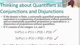 MAT 160 Section 14 Predicates and Quantifiers Part 2 [upl. by Audy]