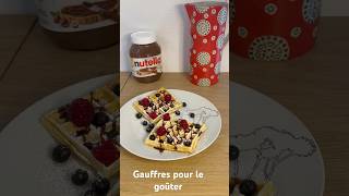 Gauffres happy gaufres chocolat lifestyle family foryou love food foodvlog cooking [upl. by Ledua266]