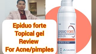 EPIDUO FORTE GEL मुँहासे में कैसा काम करता हैsubscribe acne acnescars acnecream productreview [upl. by Rasure]