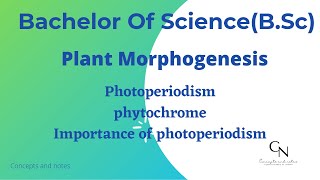 Photoperiodism  Phytochrome  Importance of photoperiodism  Morphogenesis  The Success Hub [upl. by Anuat]