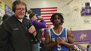 Knights Enoch Taylor talks Postgame after 69 66 Win at Sequim [upl. by Llatsyrk]