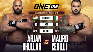 Heavyweight MMA Brawl 👊 Arjan Bhullar vs Mauro Cerilli [upl. by Suillenroc892]