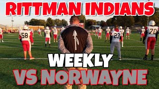 RITTMAN INDIANS WEEKLY 2019  vs Norwayne [upl. by Alwyn]