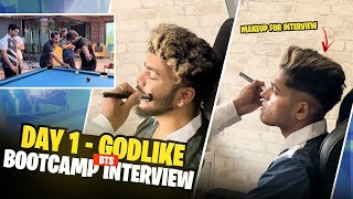 Day 1  GodLike Bootcamp Interview BTS  GodL Guru [upl. by Judye]