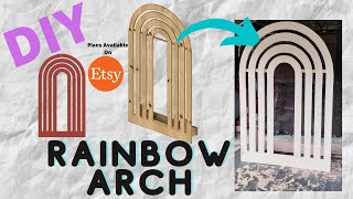 Rainbow Arch Backdrop DIY [upl. by Gino]