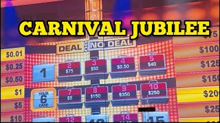 Carnival Jubilee Inauguration Cruise Deal Or No Deal Game Show With Cruise Director Kyndall Fire [upl. by Alliw]