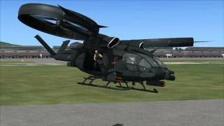 FSX Acceleration Helicopter AVATAR [upl. by Sanburn]