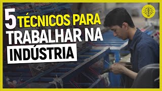 5 MELHORES ÁREAS DE CURSOS PROFISSIONALIZANTES  MELHOR MERCADO DE TRABALHO [upl. by Esinereb]