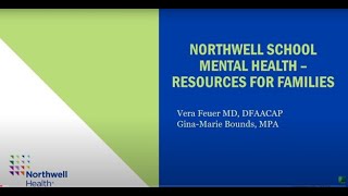 Northwell School Mental Health Presentation at LHS 101024 [upl. by Padraig]