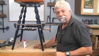 How to Repair Chair Rungs Without a Lathe  a woodworkweb woodworking video [upl. by Nalod82]