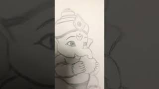 Ganesh ji drawing🕉 [upl. by Pernas]