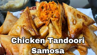 Chicken Samosa Recipe With Homemade Sheets  Simple Chicken Samosa  Special Ramadan Recipe [upl. by Marwin]