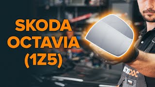 Så byter du backspegelglas  sidospegelglas på OCTAVIA 1Z5 AUTODOCLEKTION [upl. by Sosna]