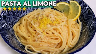 How to Make PASTA al LIMONE Like an Italian Lemon Pasta Recipe [upl. by Ennayelsel]