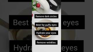 Remove under eyes dark circles darkcircles glowingskindiy treandingshort viralvideo shorts [upl. by Nahsin720]