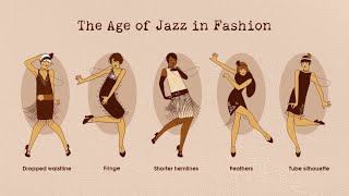 Fashion History  1920s fashion and The Roaring Twenties  How Jazz Influenced Fashion in the 1920s [upl. by Erreid815]