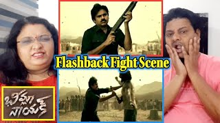 Bheemla Nayak Flashback Fight Scene Reaction  PAWAN KALYAN Rana D  bheemlanayak movie scenes [upl. by Oelak579]