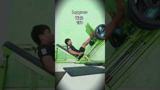 Gym leg press gymjunkie celebworkout progresspic gymking f legday getripped gymsharkmen [upl. by Purvis988]