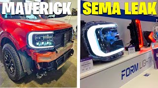 Ford Maverick SEMA Headlights LEAK Lariat Style for XLXLT [upl. by Zeiger]